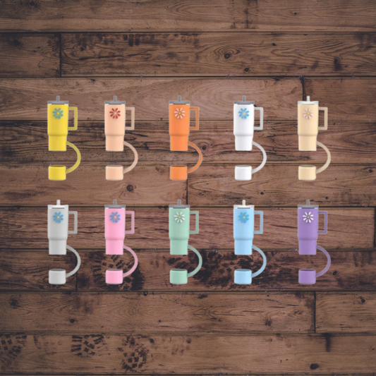 Tumbler Straw Cap Covers for Large Straws 10mm
