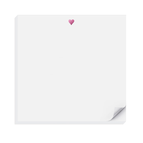 Heart Charmpad® - Pink
