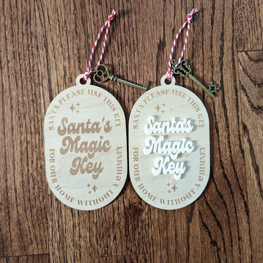 Santa's Magic Key Ornament