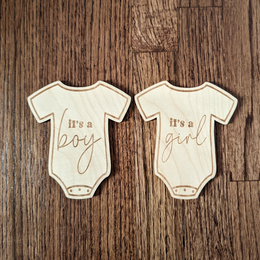 It's A Boy/Girl Birth Announcement, Newborn Photo Prop