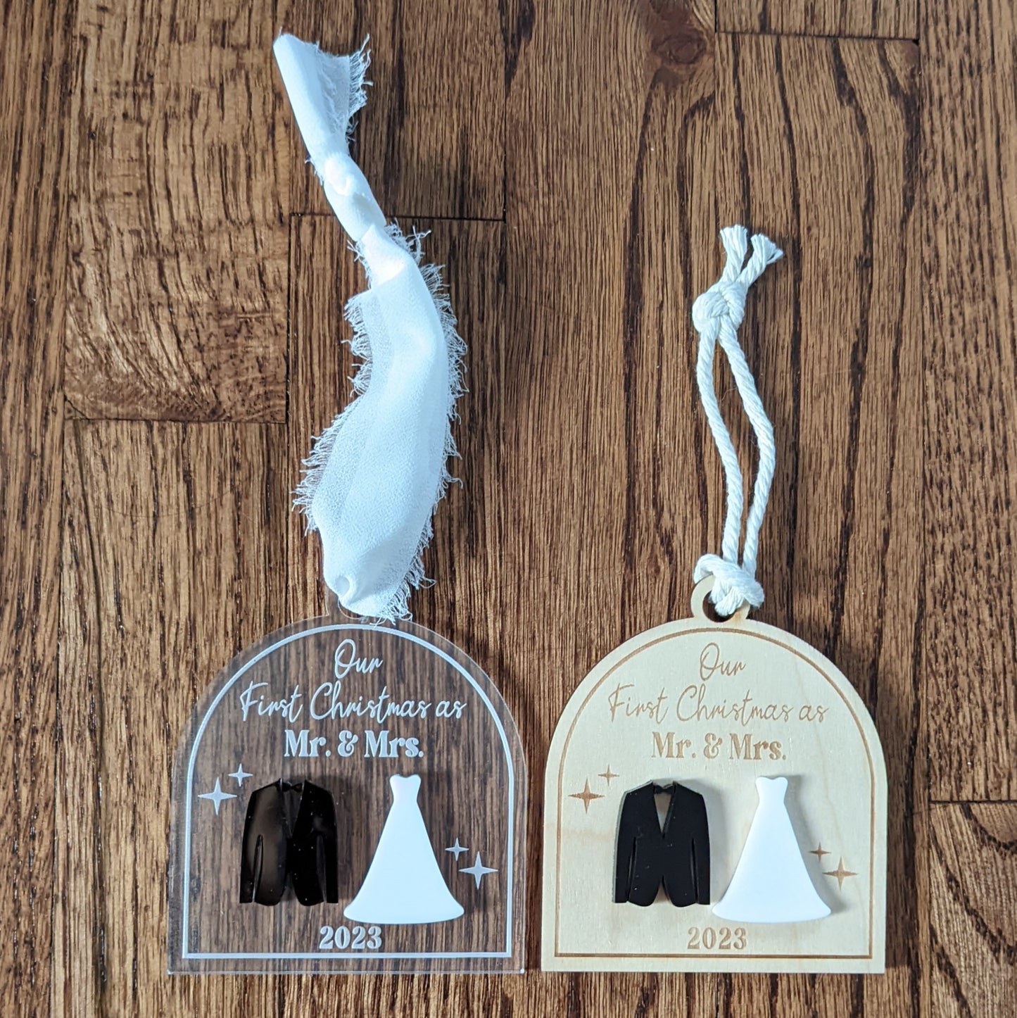 First Christmas As Mr. & Mrs. Ornament