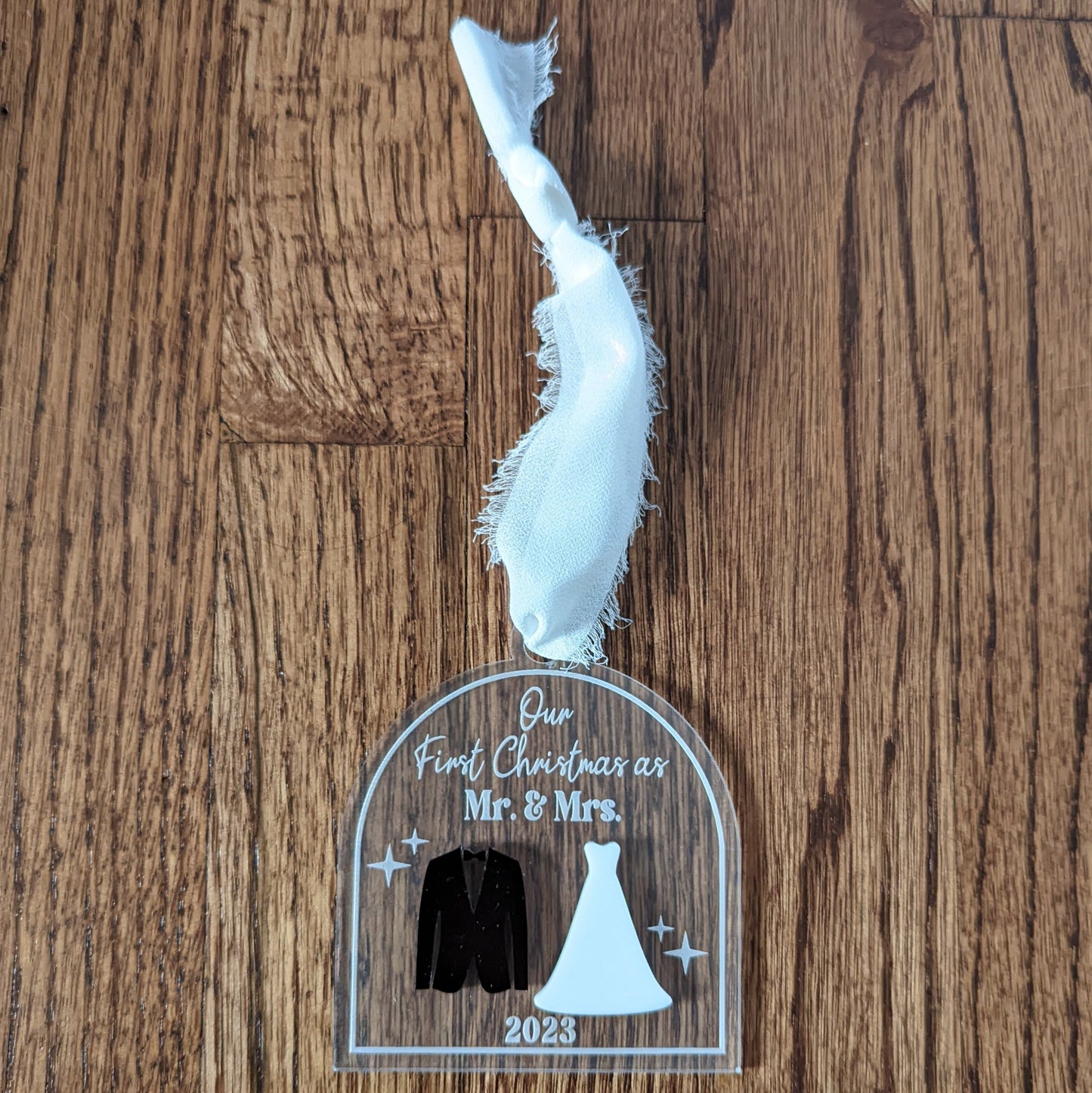 First Christmas As Mr. & Mrs. Ornament