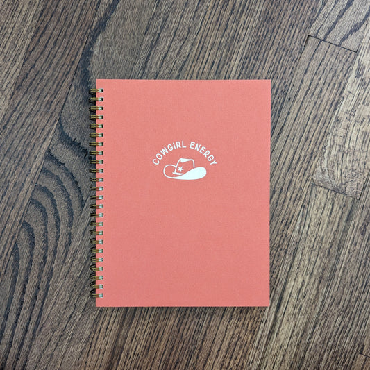 Cowgirl Energy Journal: Lined Notebook