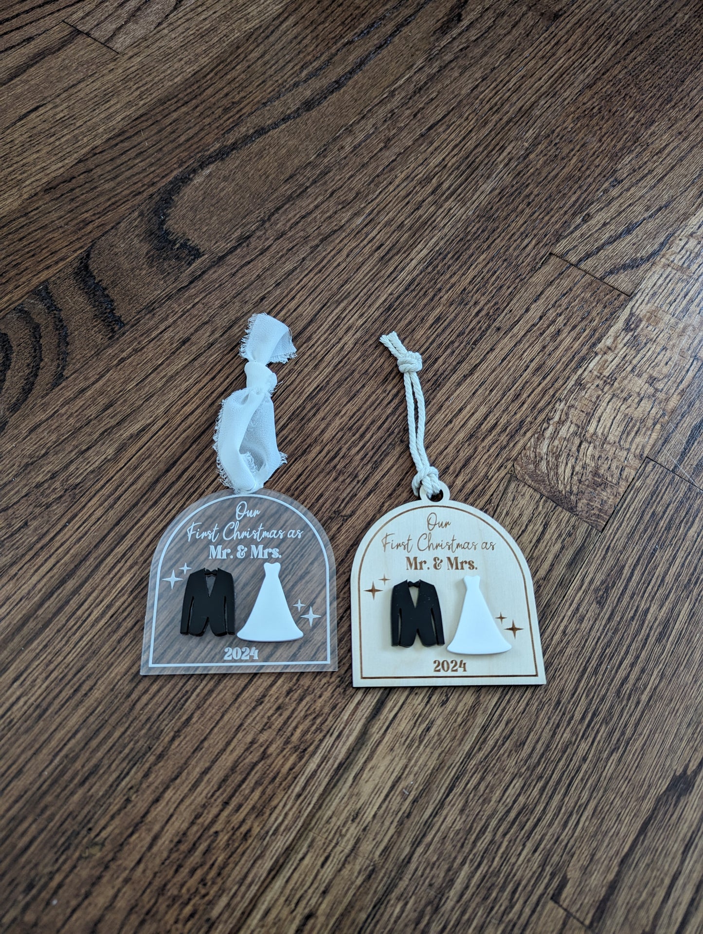 First Christmas As Mr. & Mrs. Ornament