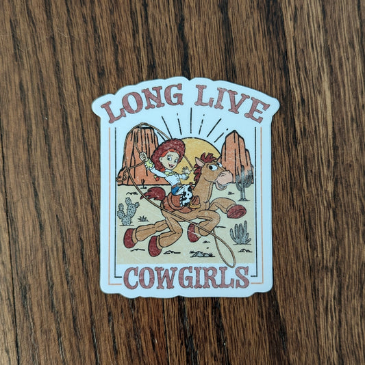 Long Live Cowgirls Sticker