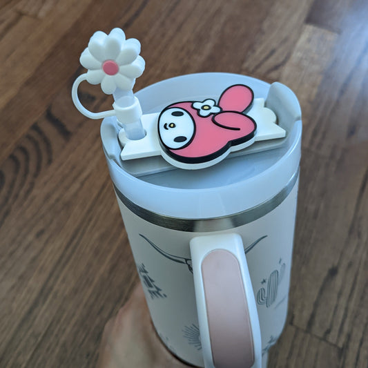 Flower Straw Caps for Stanley Quencher H2.0 FlowState