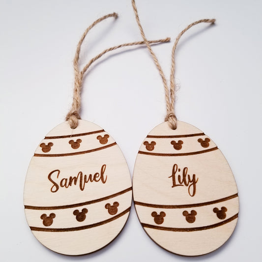 Mouse Egg Basket Tag | Gift Tag | Party Favor