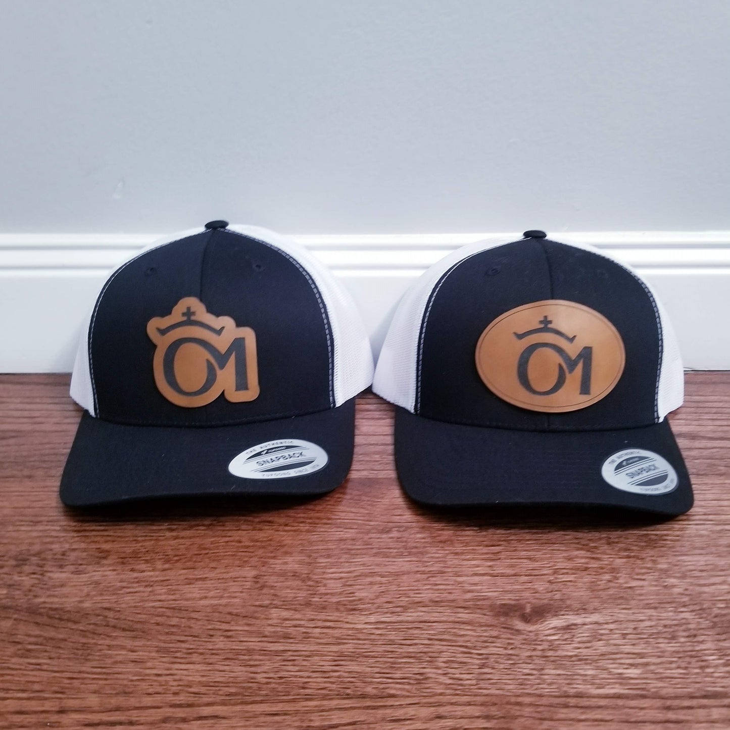 Custom Leather Patch Hats