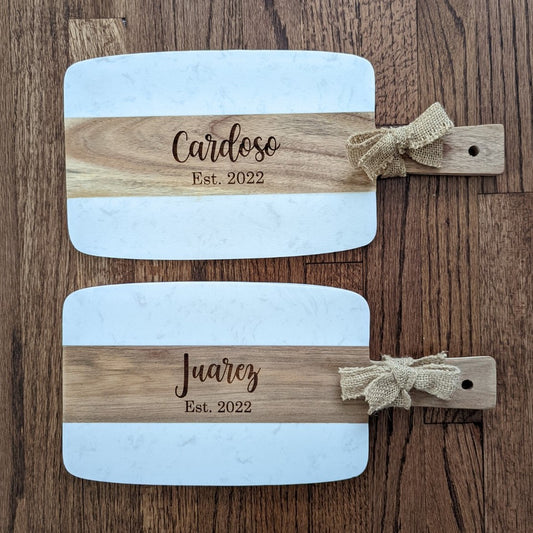 Last Name and Year Serving Board