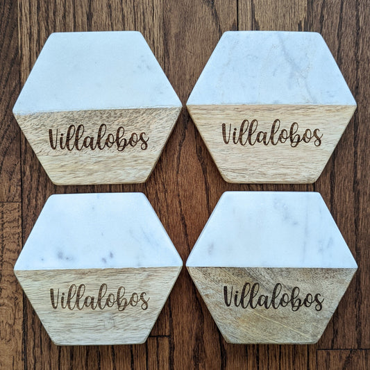 Last Name Coasters