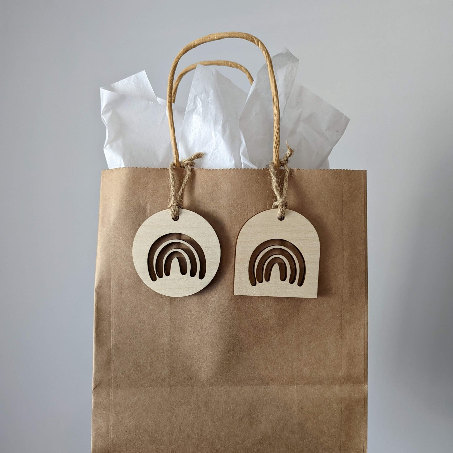 Boho Rainbow Ornament | Gift Tag | Party Favor