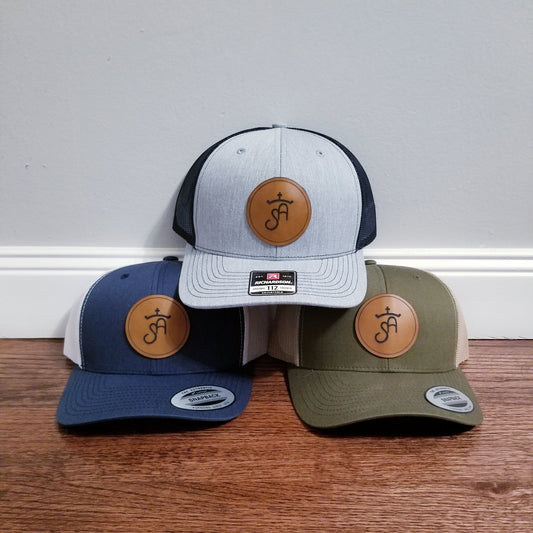 Custom Leather Patch Hats