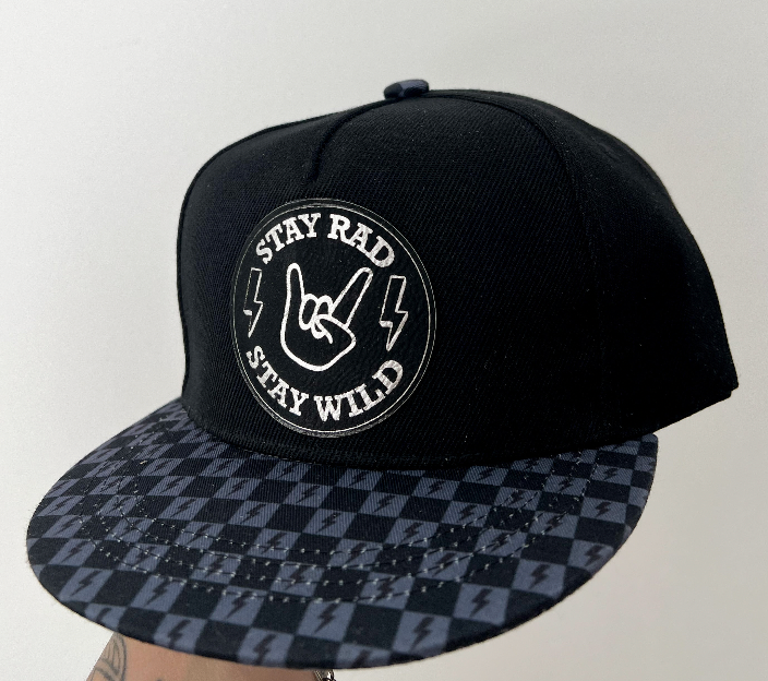 Lightning Bolt Checkered Hat