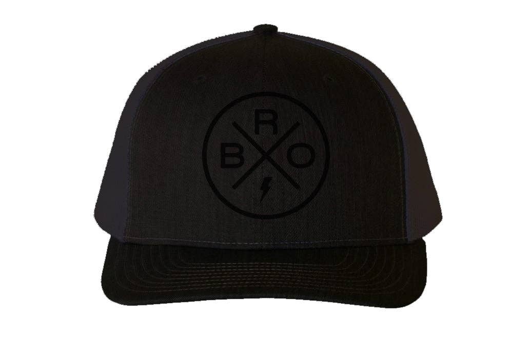 Bro X Blackout Premium Trucker Hat - Stitched 3D Logo