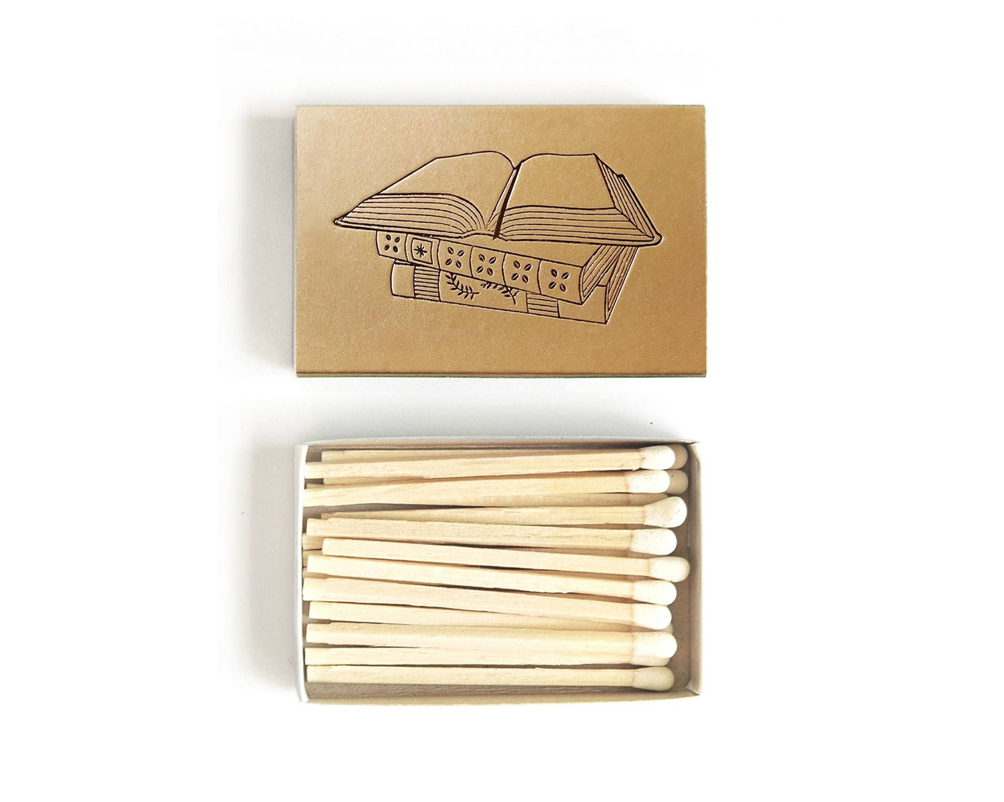 Book Lover Matchbox | Bibliophile Matches | Literary Candle