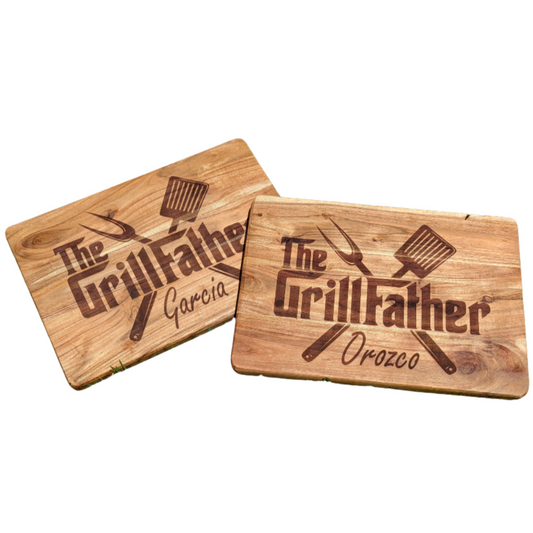 Personalized The GrillFather cutting board