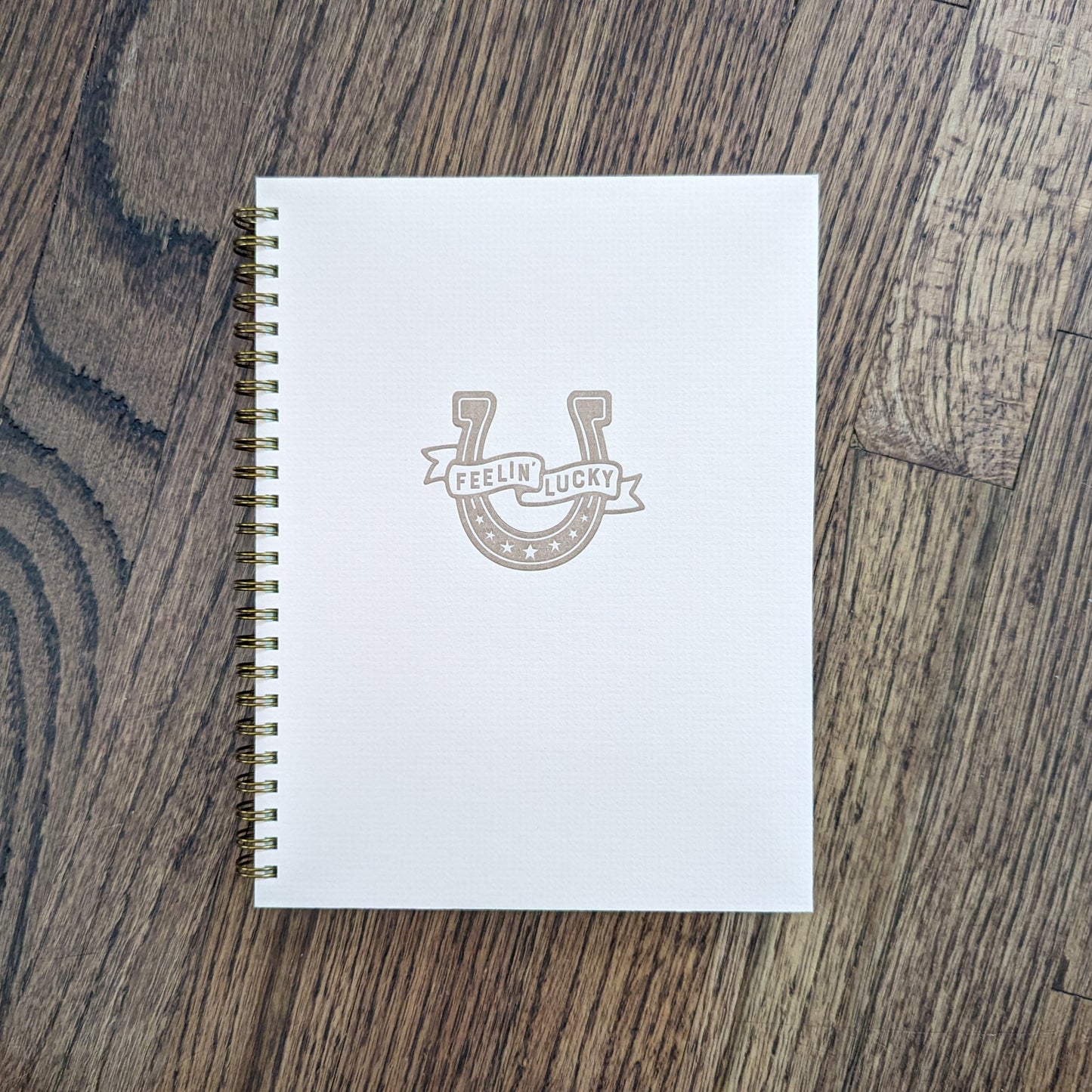 Feeling Lucky Horseshoe Journal: Lined Notebook