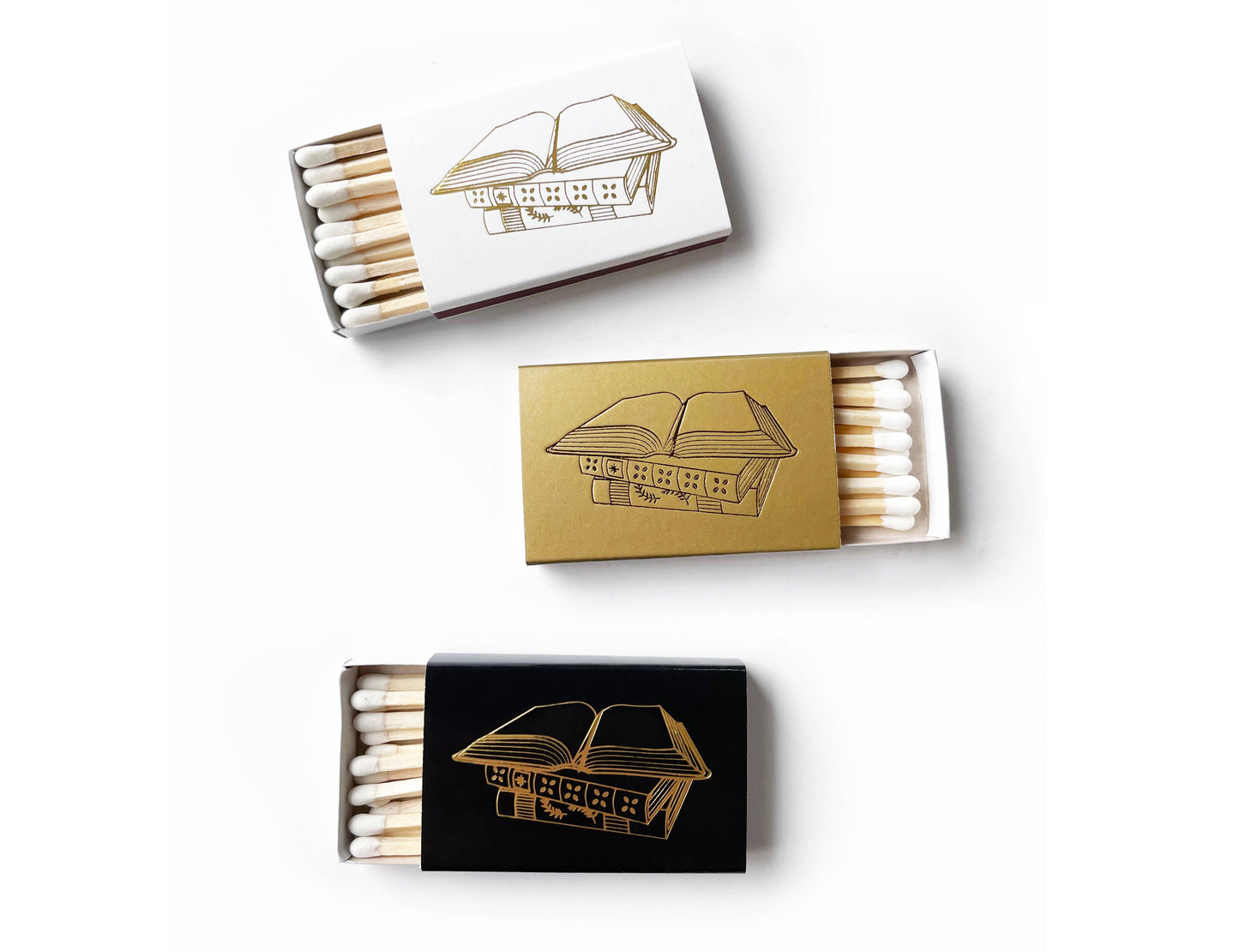 Book Lover Matchbox | Bibliophile Matches | Literary Candle