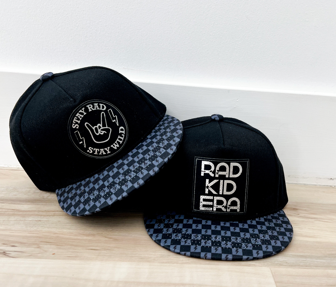 Lightning Bolt Checkered Hat