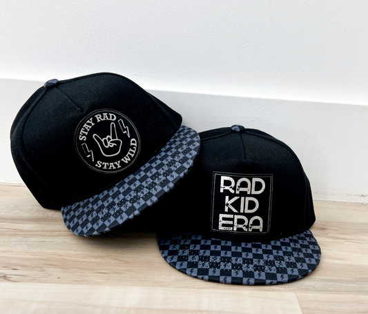 Lightning Bolt Checkered Hat