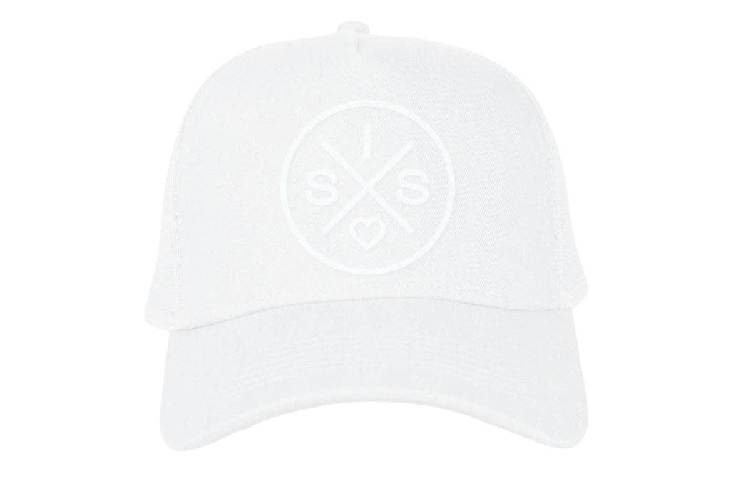 Sis X Whiteout Premium Trucker Hat - Stitched 3D Logo