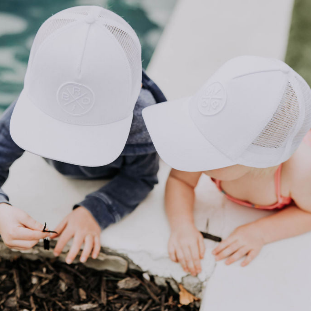 Sis X Whiteout Premium Trucker Hat - Stitched 3D Logo
