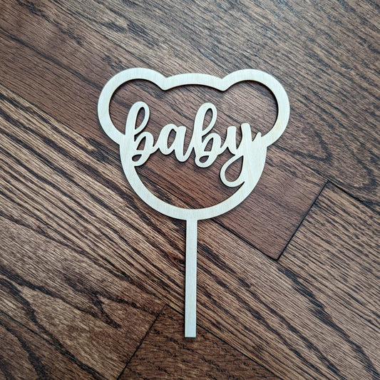 Baby Bear Cake Topper