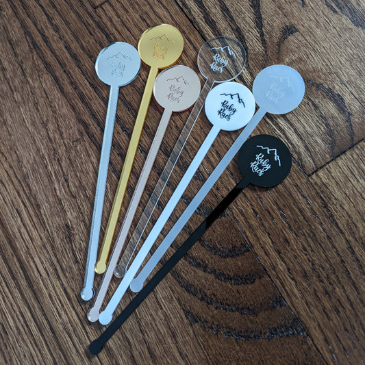 Logo Acrylic Drink Stirrers