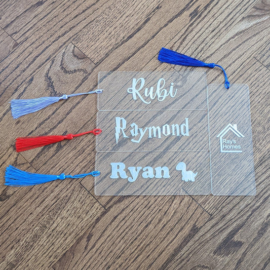 Acrylic Bookmarker with Logo